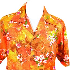 Diamond Head Sportswear Vintage Hawaiian Shirt, Neon Psychedelic Aloha Shirt