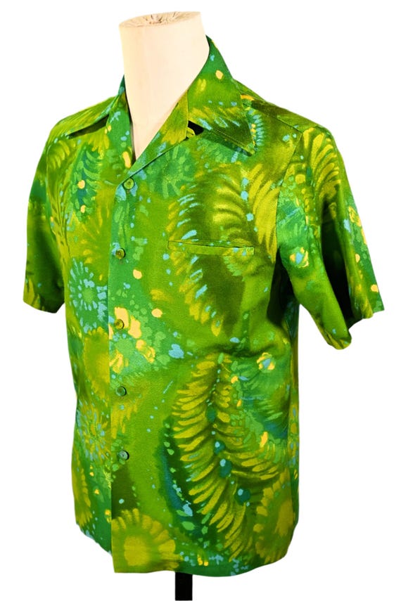 Vintage 60s/70s Hawaiian Shirt, Aloha Shirt by Iolani… - Gem
