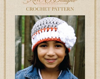 Instant PDF Download Crochet Pattern 3- Season Victorian Beanie