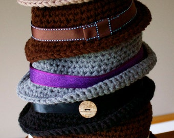 PDF Crochet Pattern Classic Fedora - Etsy