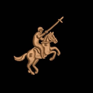 Polo Player Embroidery Design: Classic Sport Motif (PES/DST Downloadable File)