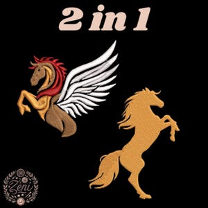 Horse Embroidery Designs – Kids Embroidery | Running, Silhouette & Cartoon Horse Motifs | Machine Embroidery |Arabian horse embroidery