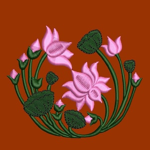 floral embroidery designs/motif embroidery/flower machine embroidery/boho floral embroidery/modern floral embroidery/wildflower embroidery
