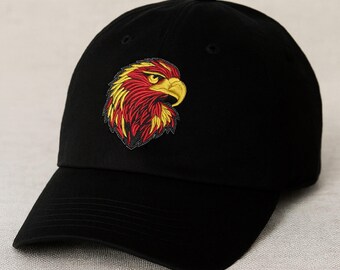 Bald Eagle Embroidery Design, Military Motif (pes, dst, vp3, jef, hus, exp) (Digital Download)