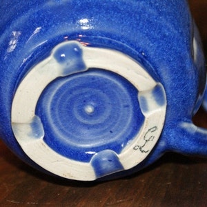 Ceramic Mug / Blue / Orange Brown image 4