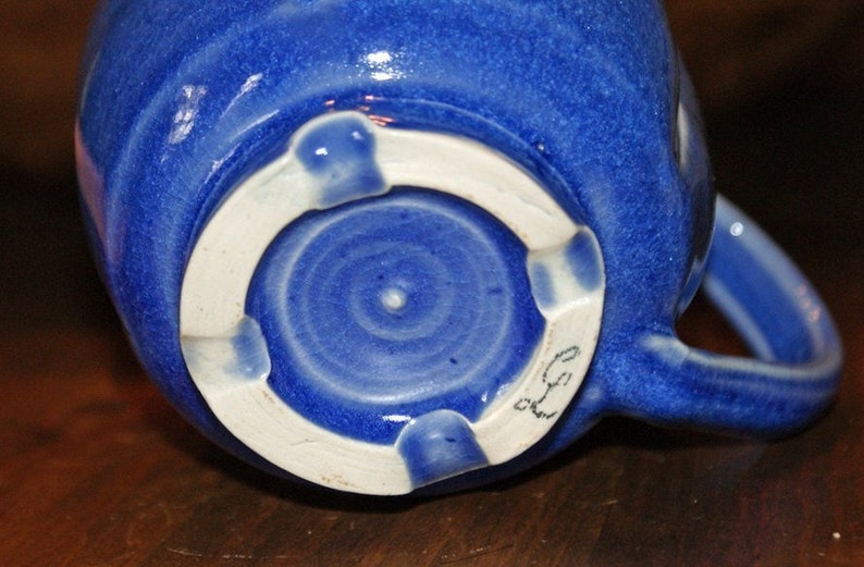 Ceramic Mug / Blue / Orange Brown image 4