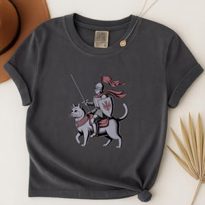 Medieval Knight Shirt, Funny TShirt, Renaissance Fair Tee, Crusader TShirt, Middle Ages, Gothic Armor Shirt, Gym Shirt, Meme TShirt