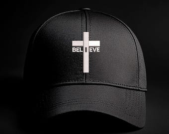 I Belive — Puffy Embroidery Design for Stylish Caps or Clothing 3D Puff Embroidery Cap Embroidery Puffy Style Formats: DST, PES, Jef, HUS