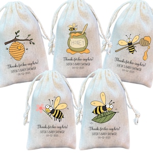 Honey Bee Favor Bags: Baby Shower, Birthday Party Goodie Bags