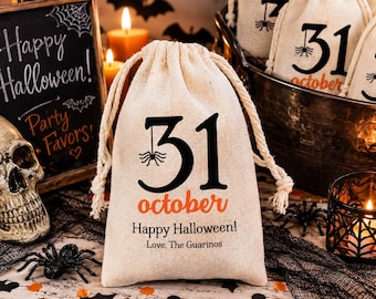 Personalized Halloween Favor Bag: October 31st Goodie Bag