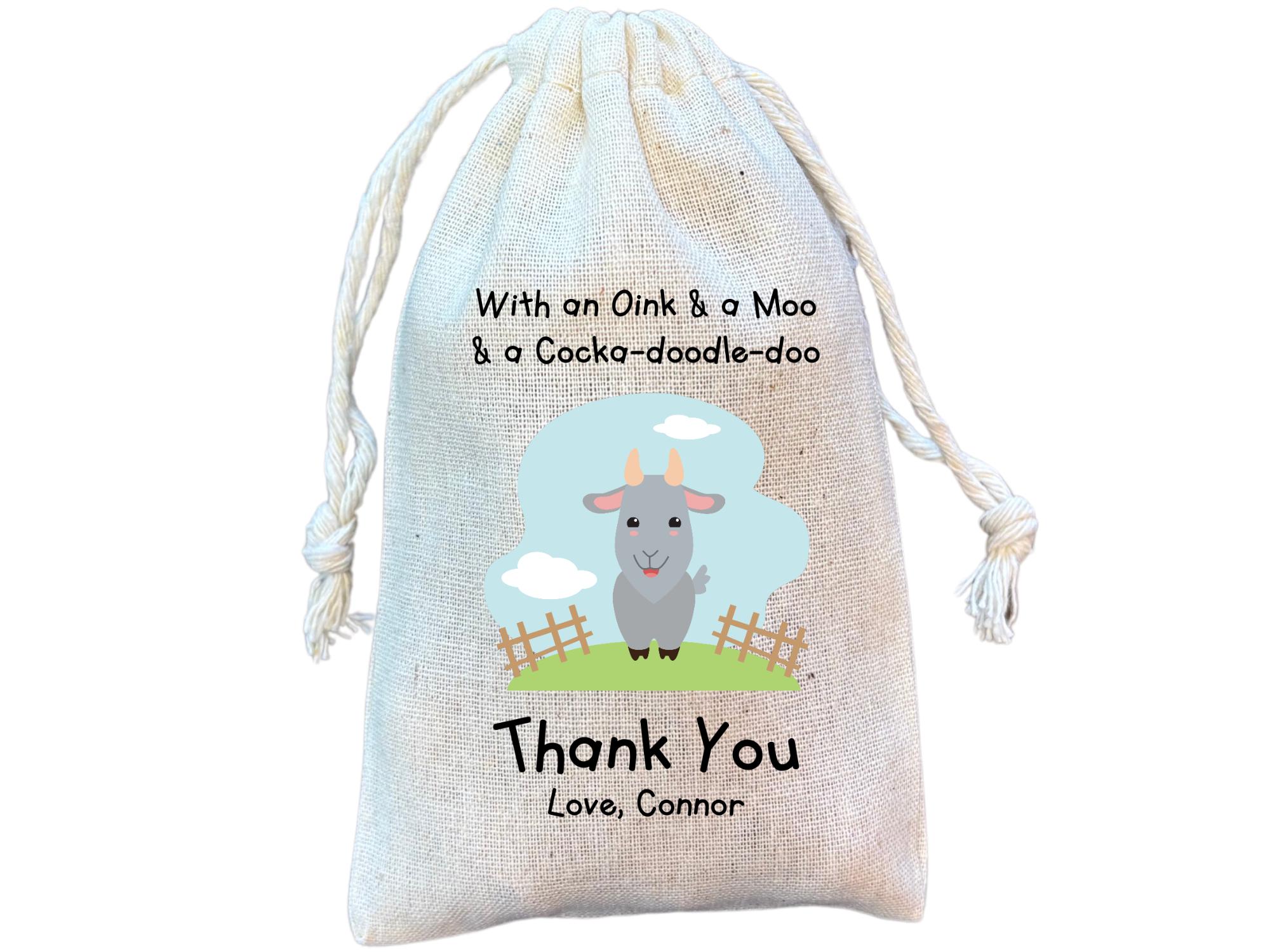Farm Animal Party Favor Bags: Barnyard Birthday Goodie Bags - Etsy