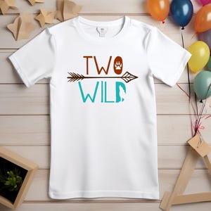 Two Wild Birthday T-Shirt: Boho Second Birthday Party
