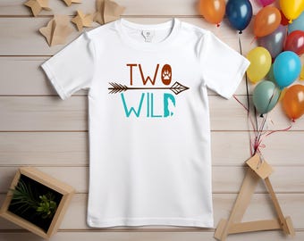 Two Wild Birthday T-Shirt: Boho Second Birthday Party
