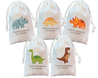 Dinosaur Party Favor Bags: Dino Birthday Goodie Bags
