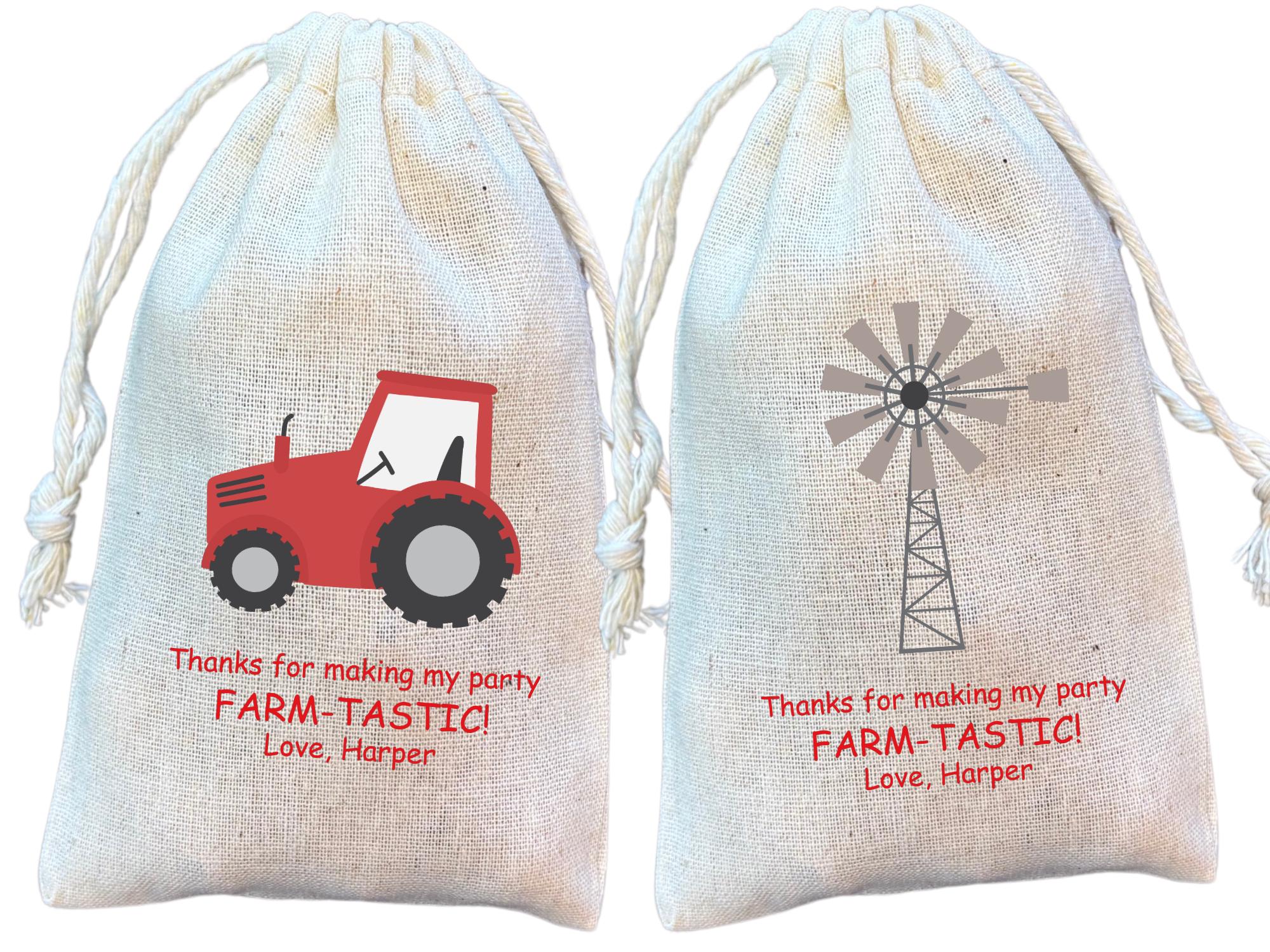 Farm Party Favor Bags: Barnyard Animal Gift Bags - Etsy
