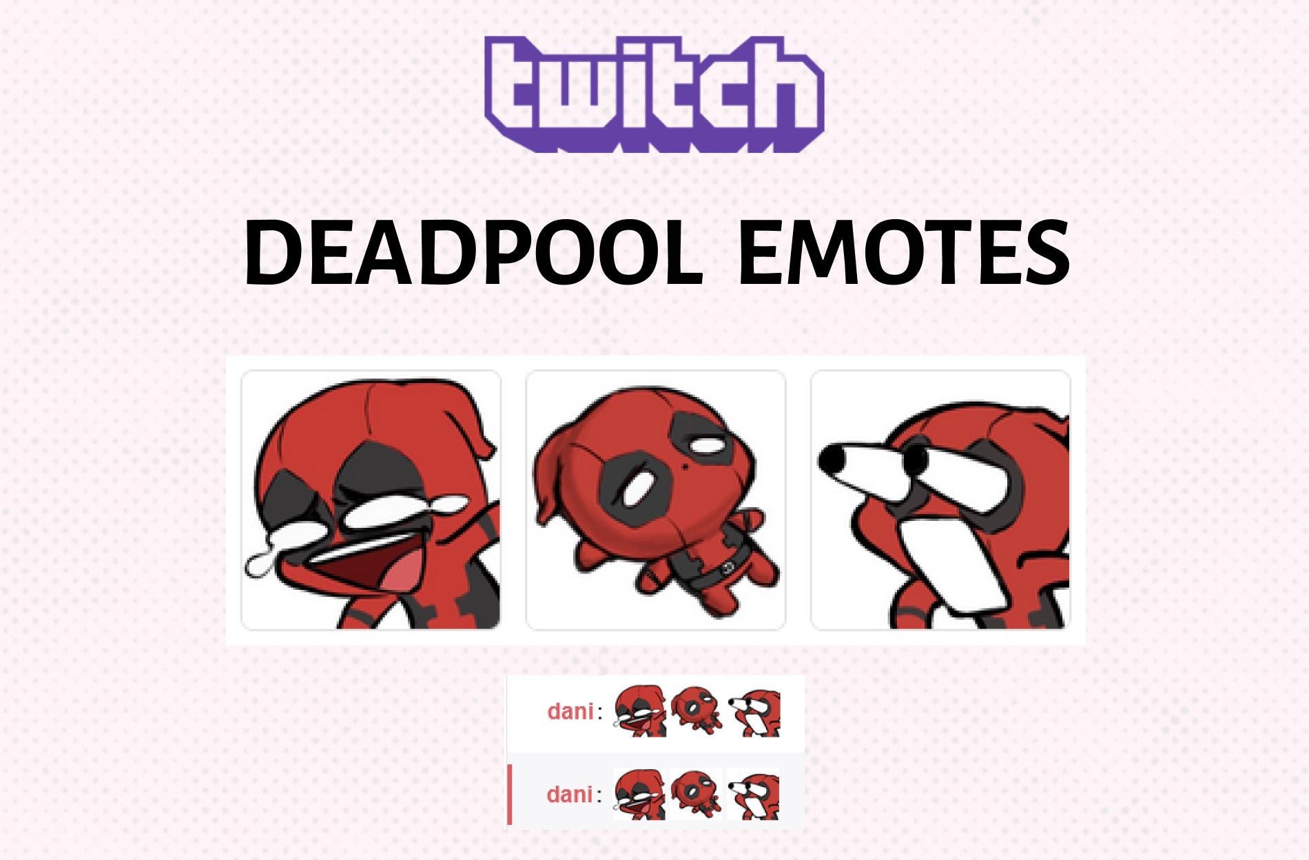 Deadpool Rivals Emote Deadpool Emote / Marvel Rivals Emote | Twitch, Discord, Youtube, Kick ...