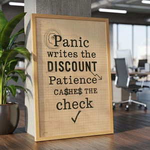 Investissement, citation, art mural, finances, impression, argent, état d'esprit, téléchargement numérique