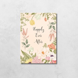 Cartão de casamento para impressão, cartão de chá de panela para impressão, cartão de noivado para impressão, cartão de felicitações de casamento, cartão de casamento digital, floral