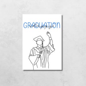 Printable Graduation Card, Graduation Card Instant Download, Graduation Gift, Digital Download for Graduation, Graduation Greeting Card