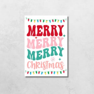 Printable Christmas Card, Christmas Printable Card, Merry Christmas Card, Happy Holiday Card, Printable Holiday Cards, Christmas Decor