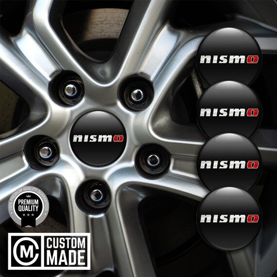 Biomar Labs Custom 3D & Hubcap Stickers - Black Logo Badges For Rim ...