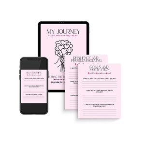 My Journey | Inspirational Empowering Self Help And Guided Development Journal | Teens | Adults