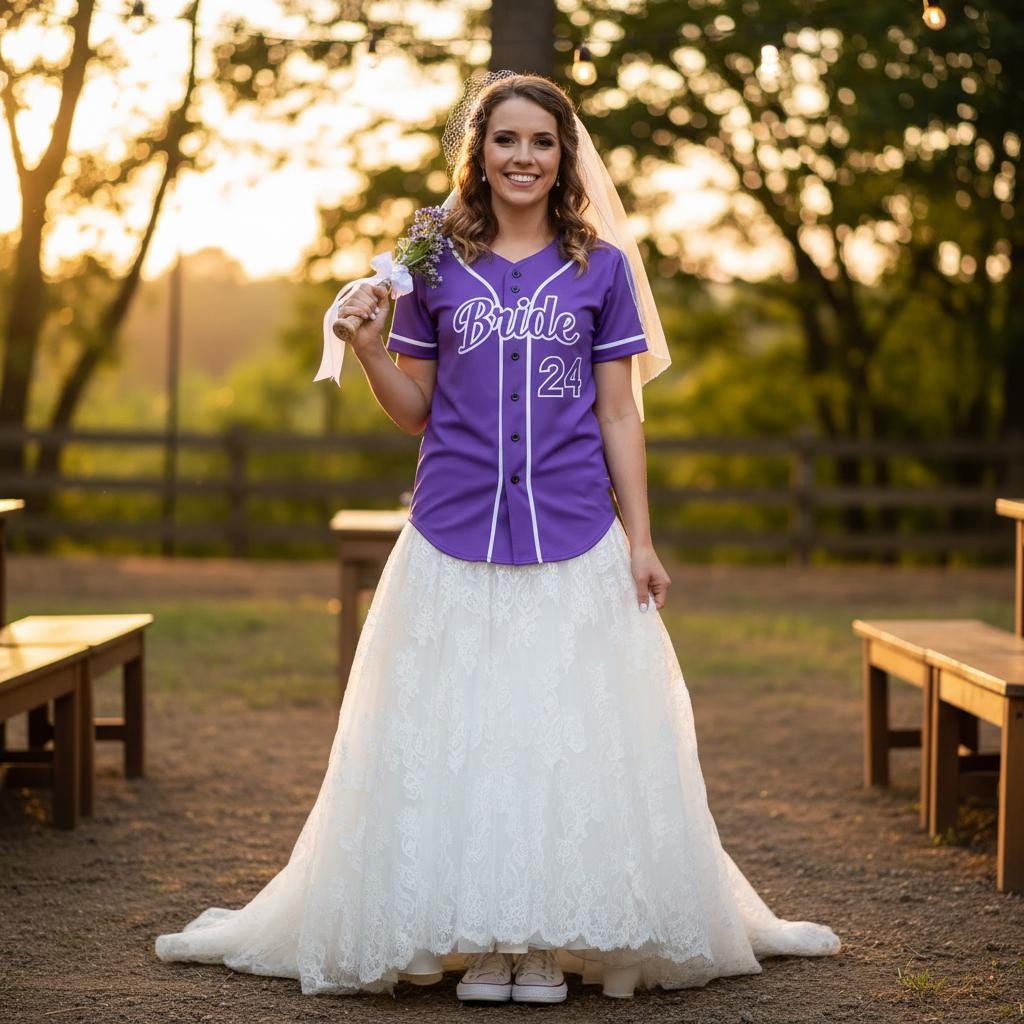 football jersey wedding dress Bridal Lacemade