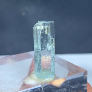 Natural Aquamarine Crystal Specimen: Sky Blue Gemstone from Shigar