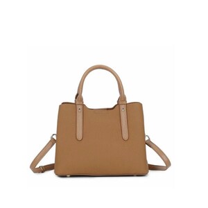 Sac à main en cuir marron fabriqué à la main - Cabas classique avec bandoulière, sac à main élégant, sac à bandoulière de luxe, fabriqué en Italie.