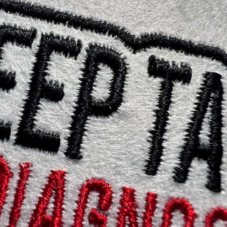 Keep Talking Embroidery Patch Machine Design File for Caps, Trendy Embroidery, Funny Embroidered Patch Custom Dad & Trucker Hat PES DST

embroidery digitizing service, personalized embroidery designing services, embroidery machine designs, custom patches, personalized embroidered patches