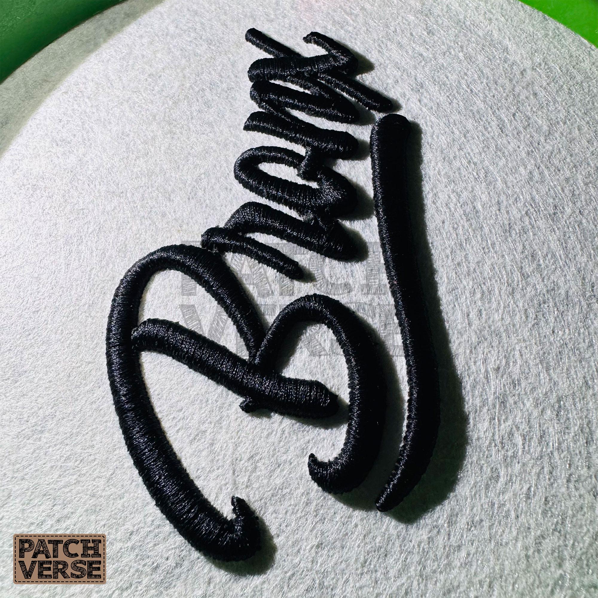 Bronx 3D Script Embroidery Machine Design File for Caps, Puff ...