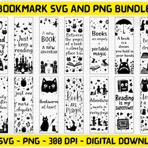 Paquete de marcadores SVG y PNG / Diseños inspirados en Studio Ghibli, Chibi y LEGO / Descarga digital imprimible para Cricut y Silhouette con plantilla