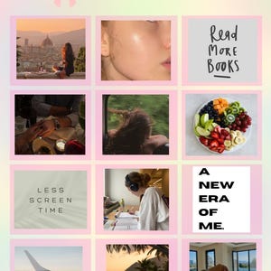 Colorful moodboard template