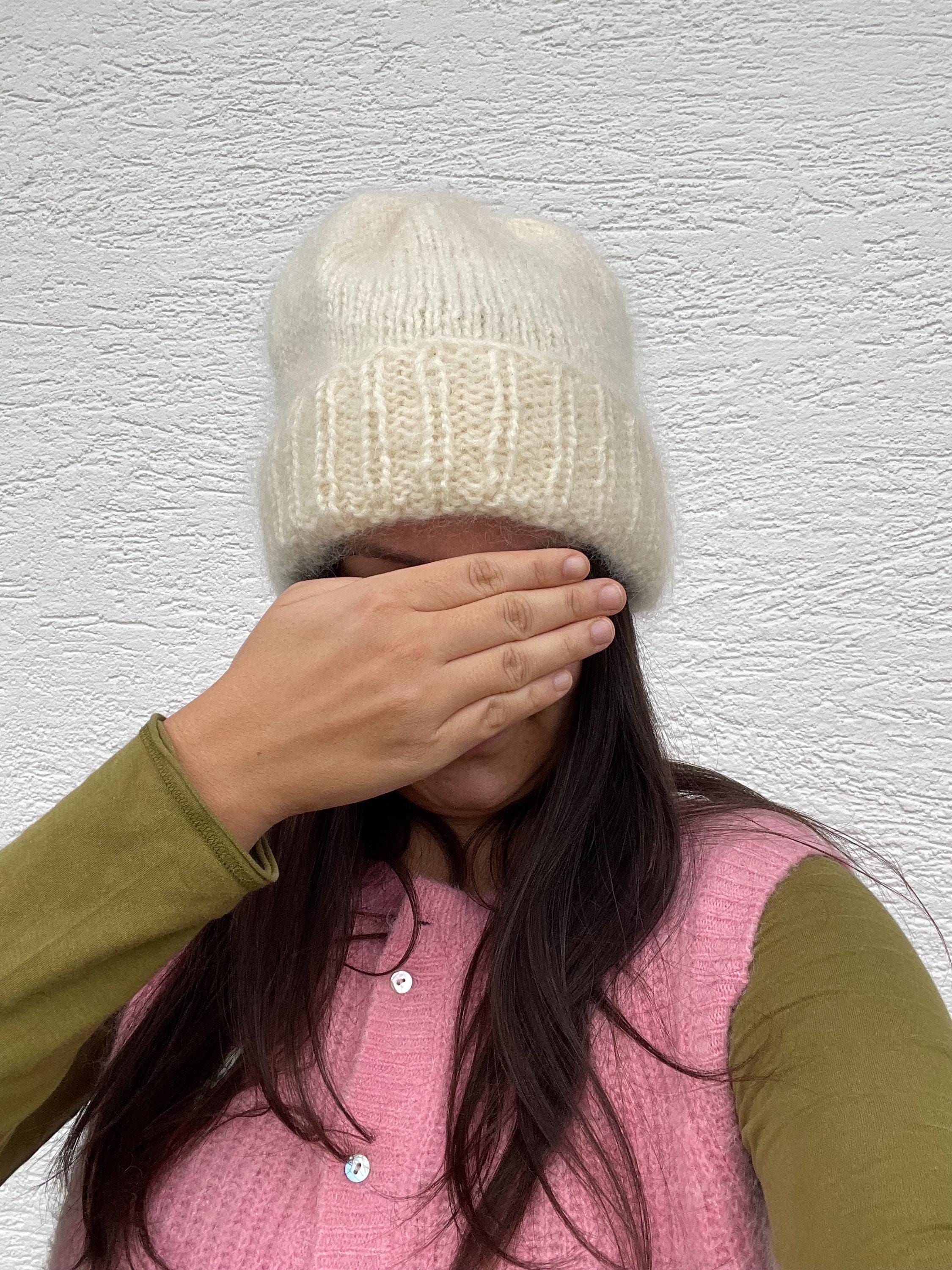Mohair Chunky Beanie - Etsy