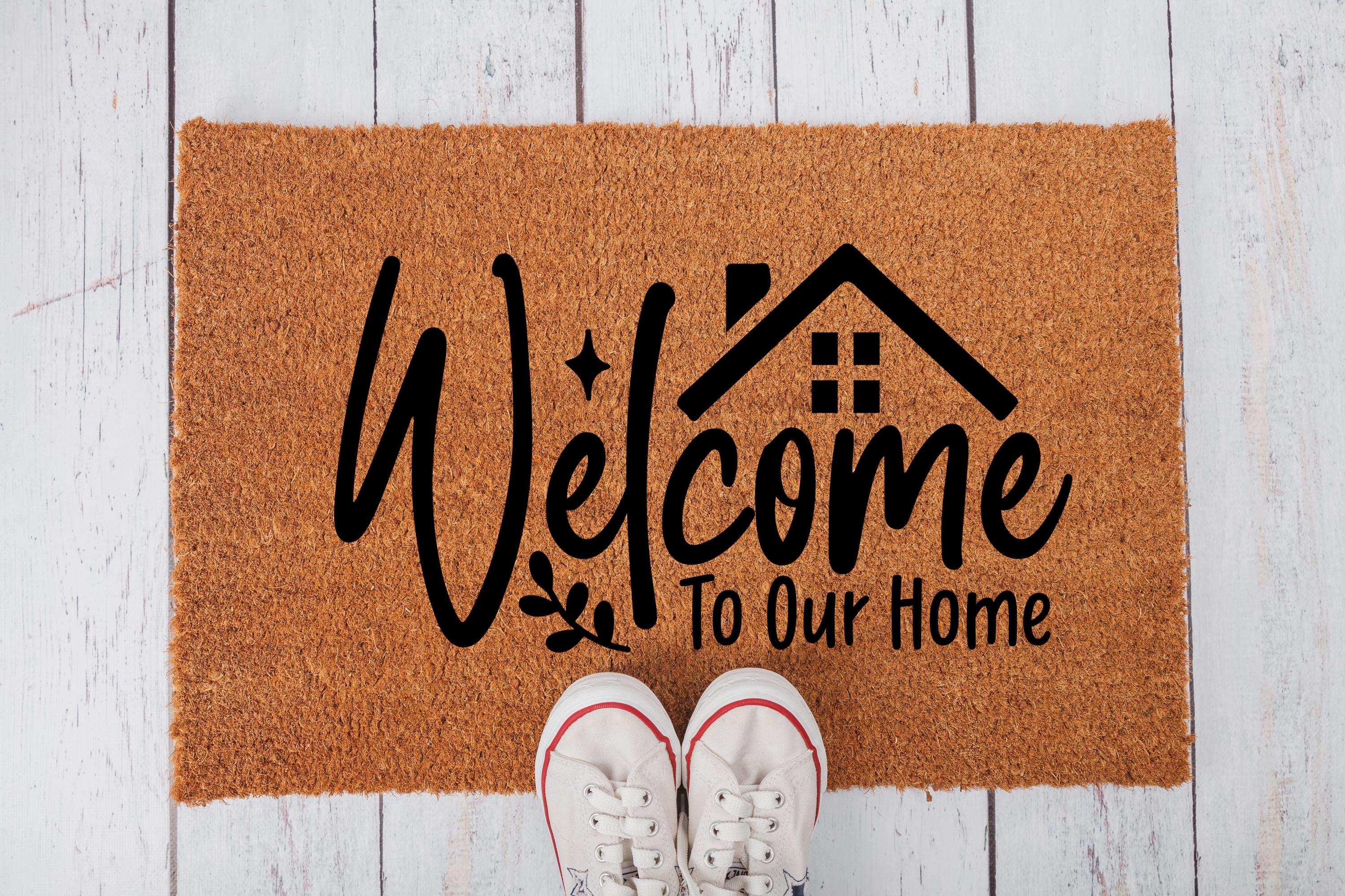 20 Doormat SVG Bundle, Welcome Mat Cut Files, Funny Door Mat Quotes ...