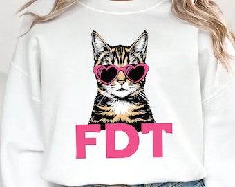 FDT Png svg, Subtile Anti-Trumpf Png-Datei, Anti-Maga svg, Katzendamen für Kamala, Linker, nicht mein Präsident, demokrat Png, feministische Design-Datei