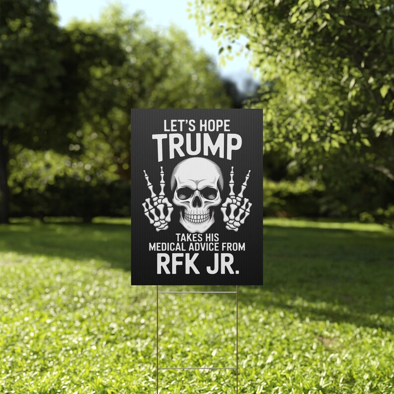 Anti Rfk Jr. Signs No Kings Protest Sign PRINTABLE, Anti-trump Protest Poster for March ...
