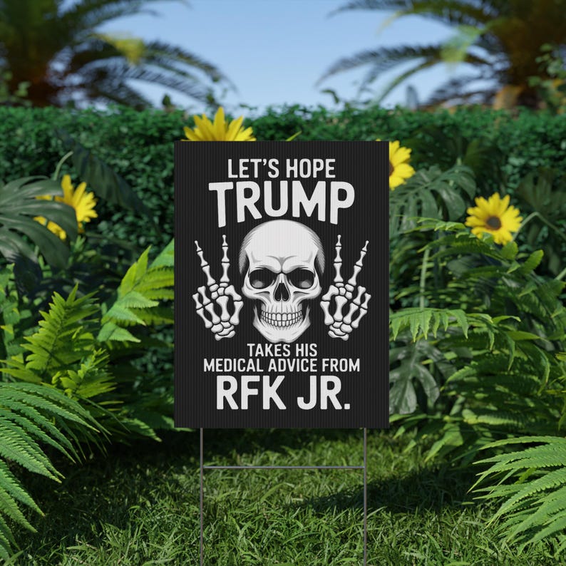 Anti Rfk Jr. Signs No Kings Protest Sign PRINTABLE, Anti-trump Protest Poster for March ...
