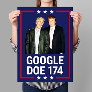 Trump Epstein Besties Protest Sign PRINTABLE, Release Epstein Files, Anti-Trump Poster For March, Political Activist Rally, Digital Download