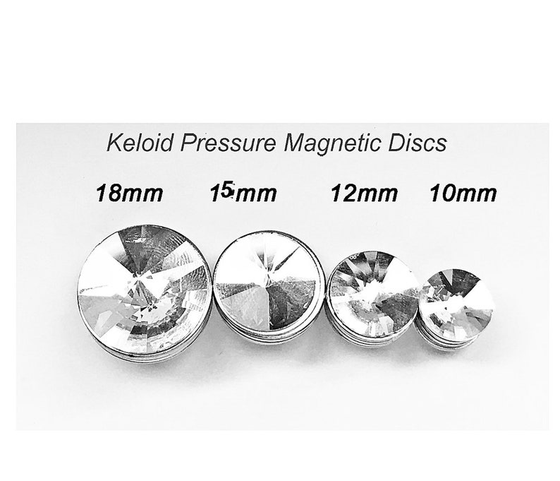 Keloid Pressure Earrings With Clear Crystal Facing Etsy