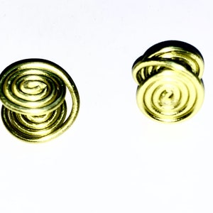 8mm Pressure Clip on Earring Pair for Keloids, Compression Earrings for Keloids, Clip On Earring, Ear Cuff, Non-pierced Flexible Earrings, Lime Green Pair