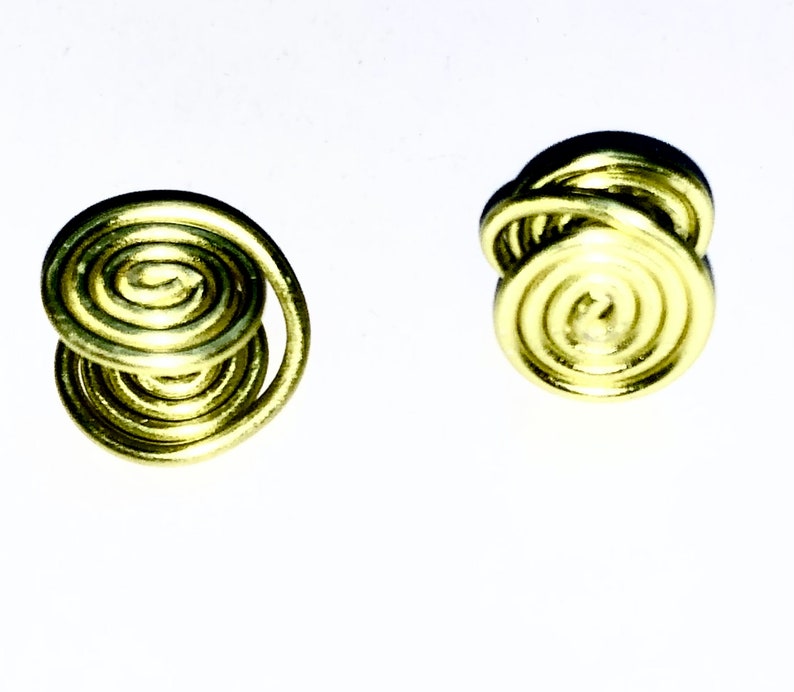 8mm Pressure Clip on Earring Pair for Keloids, Compression Earrings for Keloids, Clip On Earring, Ear Cuff, Non-pierced Flexible Earrings, Lime Green Pair