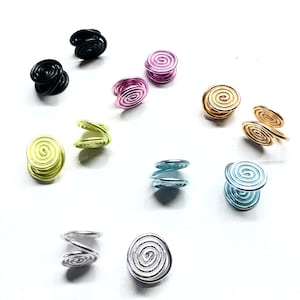 8mm Pressure Clip on Earring Pair for Keloids, Compression Earrings for Keloids, Clip On Earring, Ear Cuff, Non-pierced Flexible Earrings,