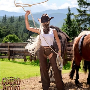 Women’s 100 % Geniune Suede Leather, Western Cowgirl Style Chap Fringes, Women Riding Leather Chap Fringes, Women Leather Pant Leather Chap