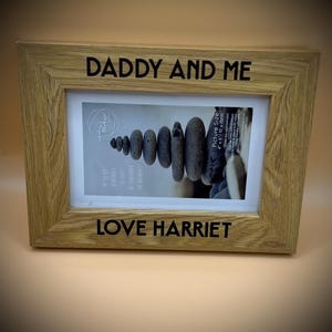 Daddy and Me Photo Frame, personalised Photo Frame, perfect for Fathers Fay Gift, Dads Birthday Gift, Dads Christmas Gift