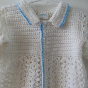 White Christening Sweater