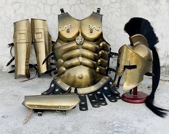 Epic Spartan Warrior Costume – Authentic Roman Gladiator Full Armor Set for Collectors & Cosplay