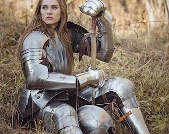 Brave Female Knight Full Suit Armor | Medieval Women Full Body Armor | Fantasy Armor | Cosplay Costume For Halloween