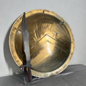 Bouclier médiéval d&#39;armure de chevalier de film 300 de guerrier spartiate avec le costume de roi Leonidas d&#39;épée spartiate pour des cadeaux