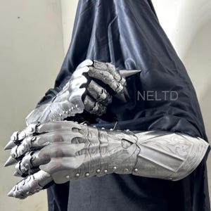 Middeleeuwse etshandschoenen Heksenkoning kostuumhandschoenen voor cosplay en halloweencadeaus